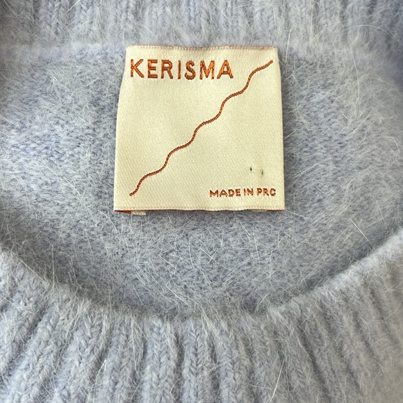 Kerisma Shekere Angora Blend Cutout Sweater Lilac M/L - Picture 9 of 13